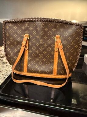 Louis Vuitton Monogram Canvas Tote with Vachetta Trim